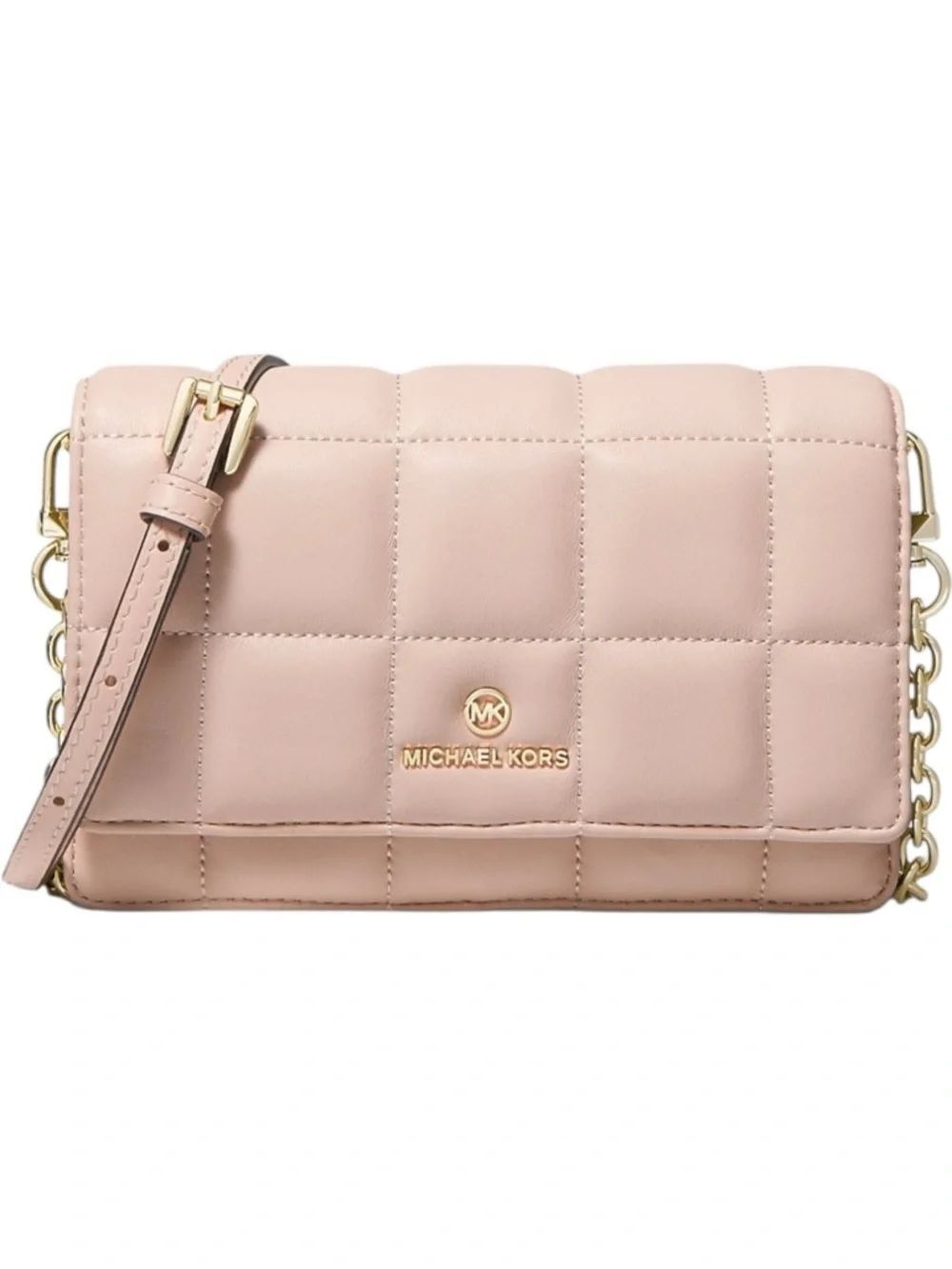 MICHAEL KORS Small Quilted Leather Smartphone Crossbody Bag